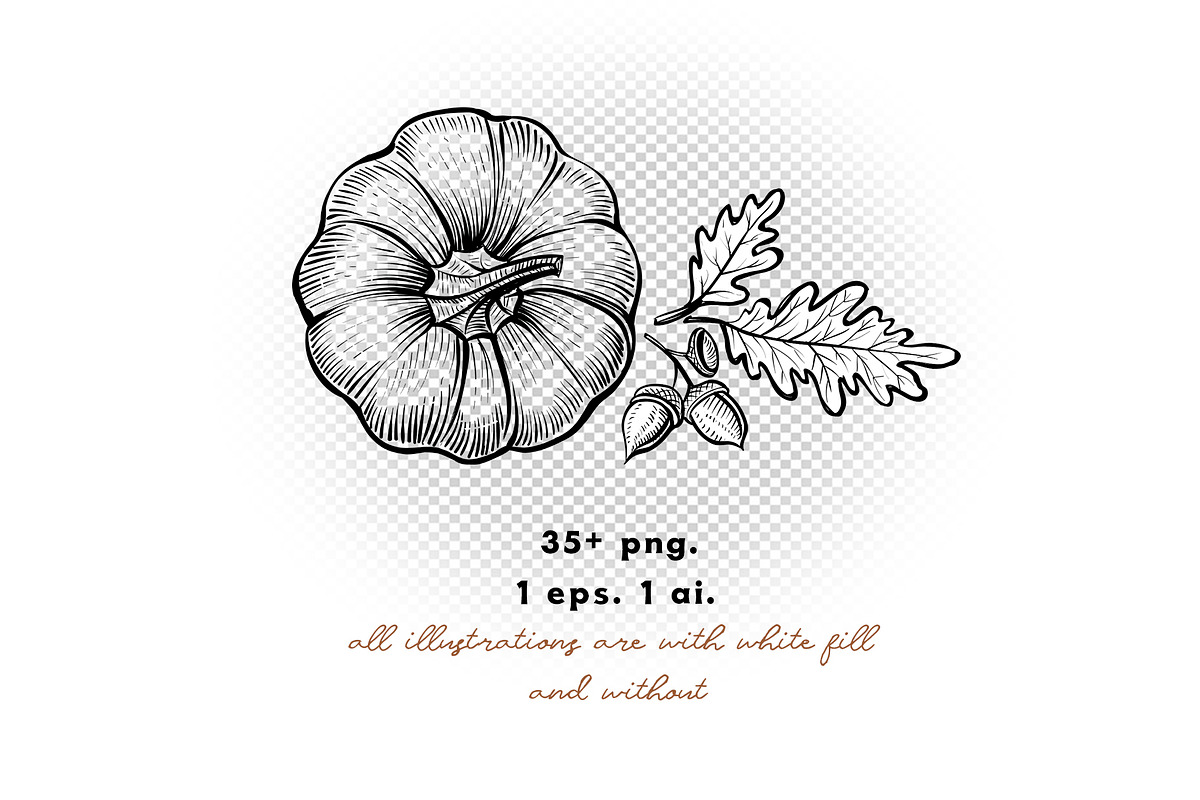 Thanksgiving dinner - Vector food, a Food Illustration by Aquatinta (Photo 6 of 7)