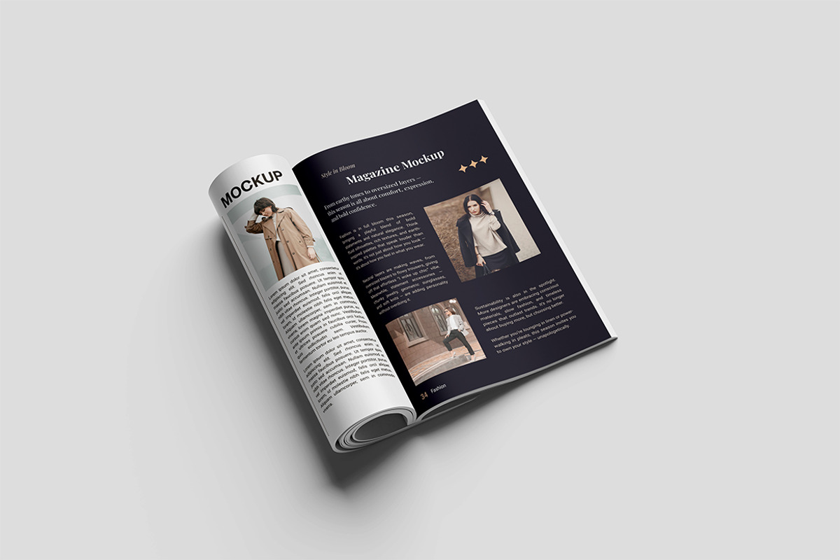 Magazine Mockup, a Books & Magazine Mockup by SimpangGraphics (Photo 2 of 5)