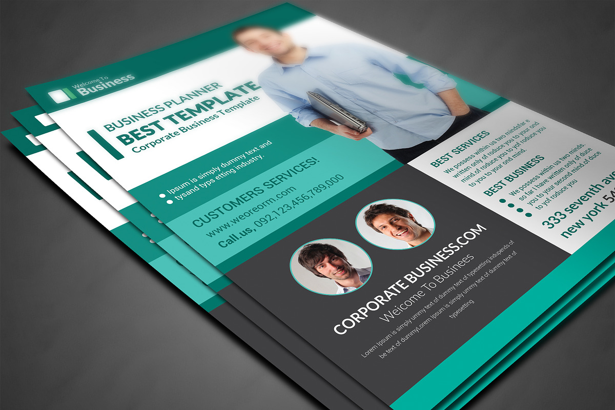 Business Inovation Flyer Psd, a Flyer Template by AfzaalGraphics (Photo 3 of 4)