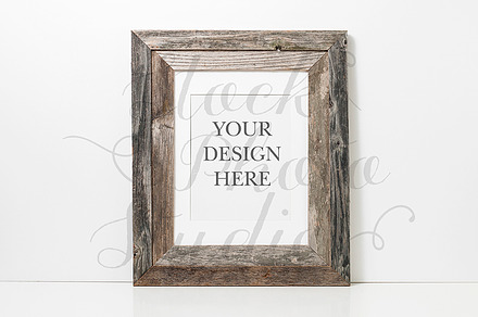 Rustic Frame Styled Mockup #F110