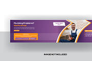 Plumbbing social media banner, a Social Media Template by graphics city (Thumbnail 2 of 2)