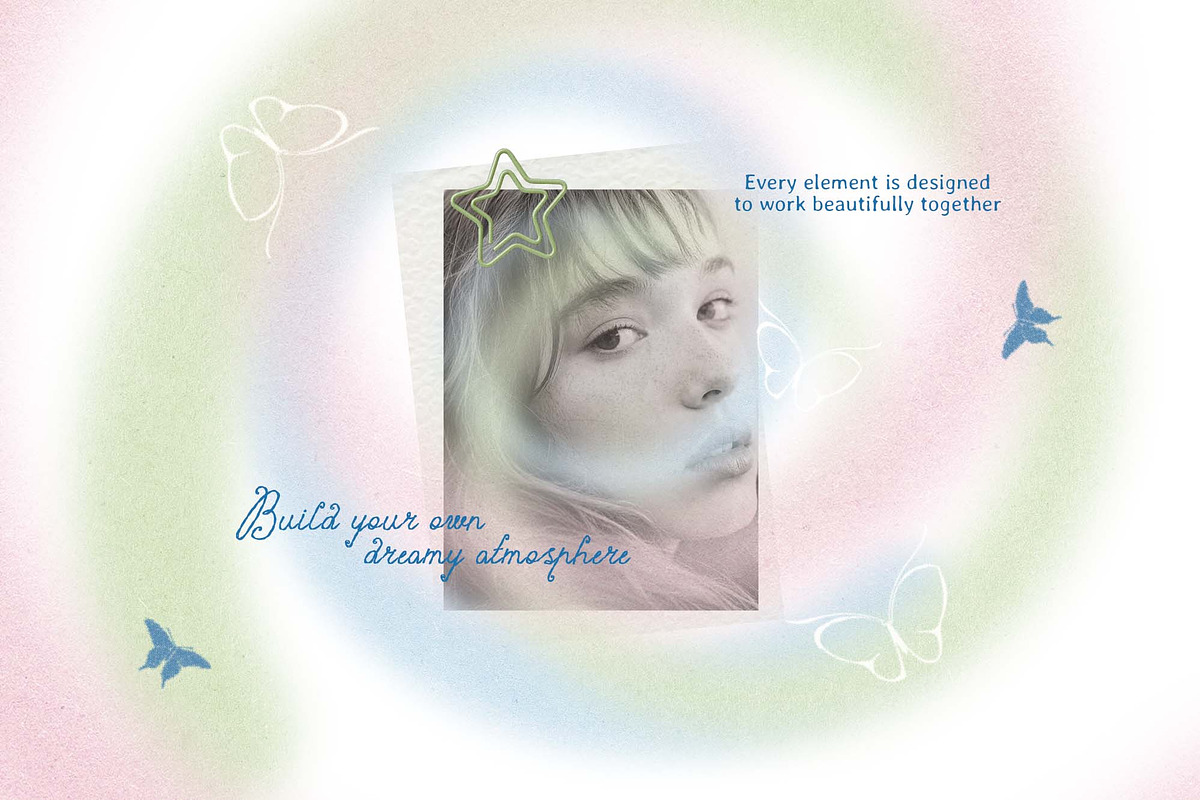 Naive Whimsy Dreamy Collage Kit, an Object Graphic by DigARTbyHavroshka (Photo 15 of 17)