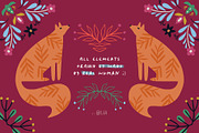 Ornate Christmas | floral clipart, an Illustration by Olia (Thumbnail 13 of 14)