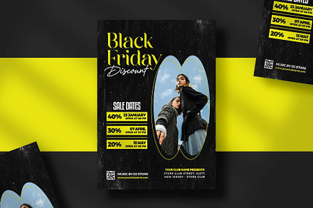 Black Friday Flyer Template, a Flyer Template by Hubzway
