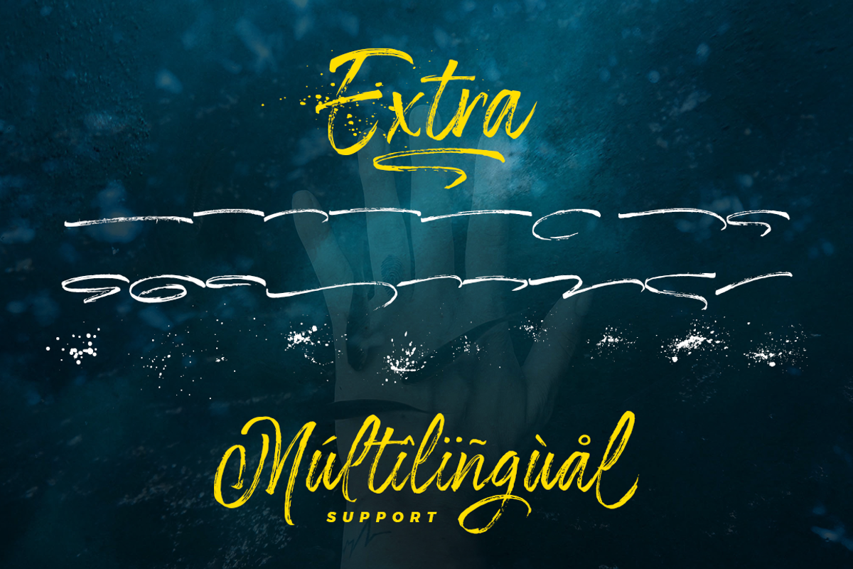 Prayerd - Brush Calligraphy Font preview 6
