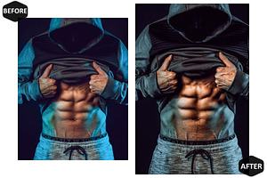 12 Fitness Club Photoshop Actions