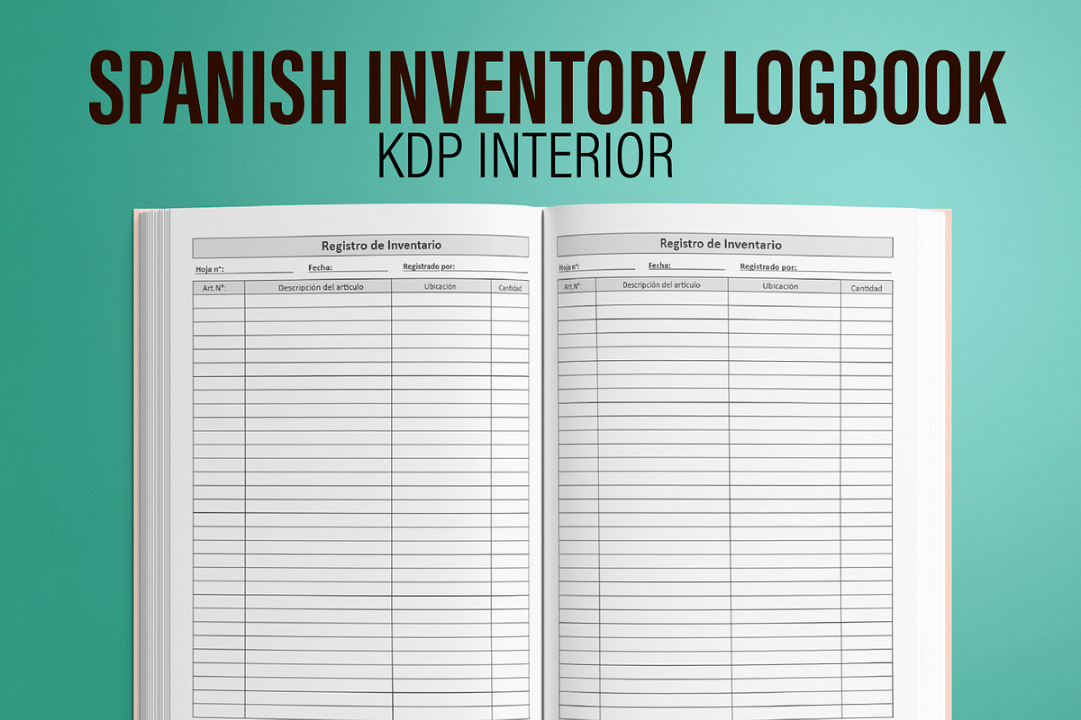 Spanish Inventary Logbook Interior, a Templates & Theme by MatiArtShop (Photo 1 of 2)