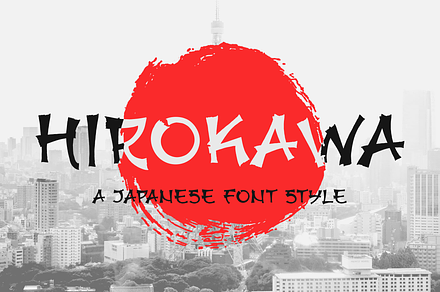 Japanese Font, a Script Font by Graphue