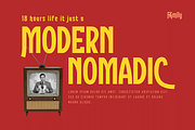 Bandiko | Retro Condensed Font, a Sans Serif Font by twinstd (Thumbnail 9 of 13)