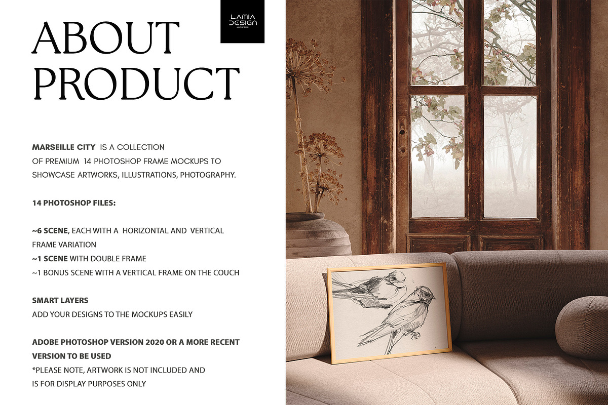 Rustic Mockup Frame Bundle, a Household Mockup by LAMIA DESIGN (Photo 2 of 14)
