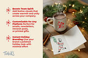 Christmas office party illustrations, an Illustration by Tanukis (Thumbnail 8 of 9)