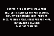 Basebold Sport Varsity Baseball Font, a Serif Font by QR Design Studio (Thumbnail 5 of 7)