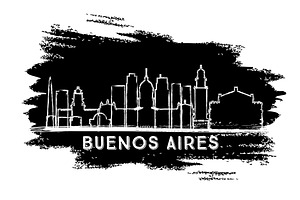 Buenos Aires Argentina City Skyline