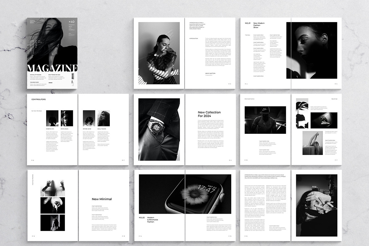 Magazine Template, a Magazine Template by DesignCrest (Photo 12 of 14)