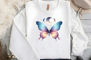 Watercolor Boho Butterfly Clipart, an Illustration by DreamCafeArt (Thumbnail 4 of 7)