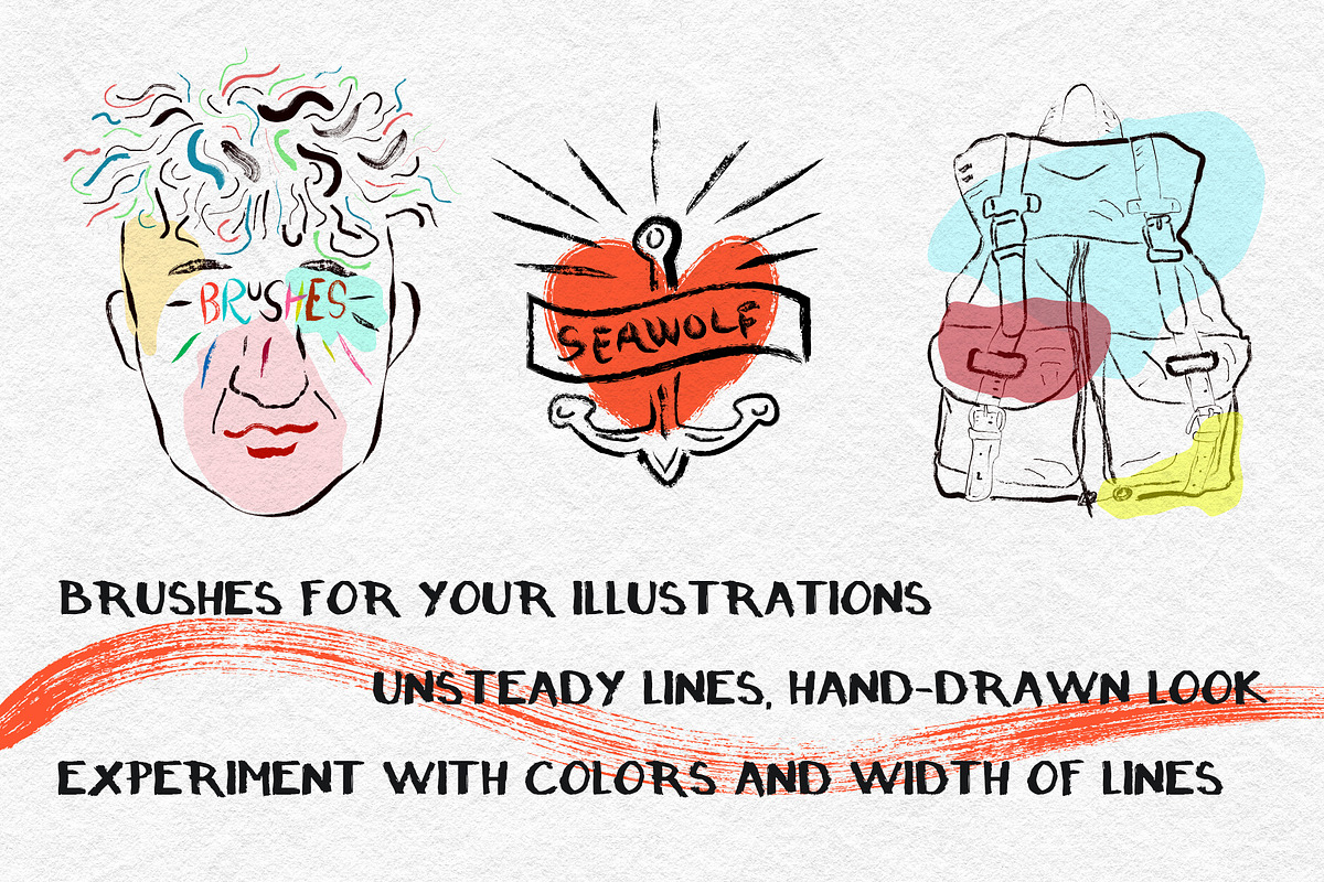 Dry Ink Brushes, a Brush Add-On by Guerillacraft (Photo 4 of 5)