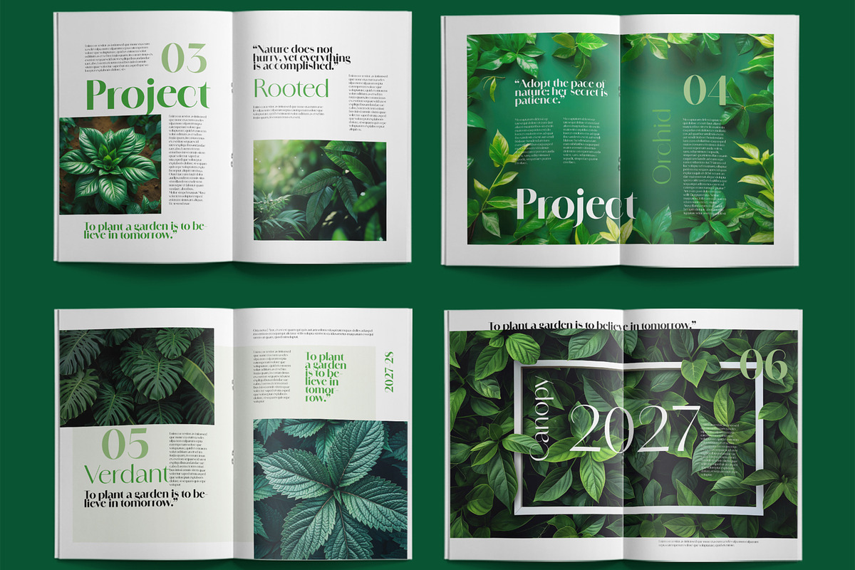 Botanical Magazine Design, a Magazine Template by ContestDesign (Photo 3 of 3)