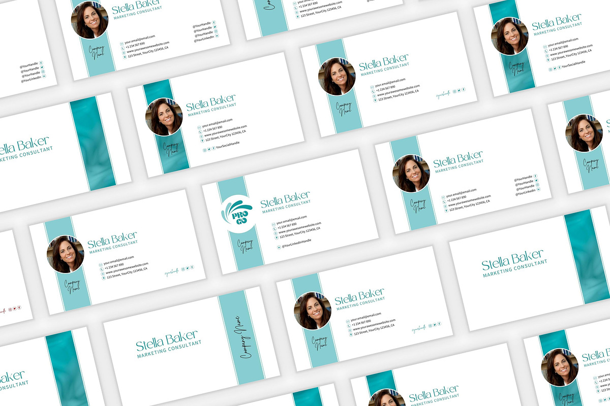 Business Card Canva Template, a Business Card Template by B2 Studio (Photo 11 of 11)