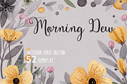Watercolor Flowers Elements, an Illustration by Watercolor Nomads (Thumbnail 2 of 3)