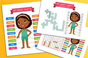 My Body Parts – Flashcards, an Object Graphic by Valin Malin (Thumbnail 1 of 7)