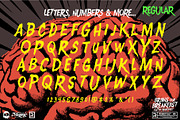 Brains for Breakfast - Sci-Fi Font, a Handwritten Font by Remedy667 (Thumbnail 7 of 10)