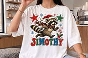 Funny Christmas Raccoon PNG, a Healthcare Illustration by Libby Wishes (Thumbnail 3 of 4)