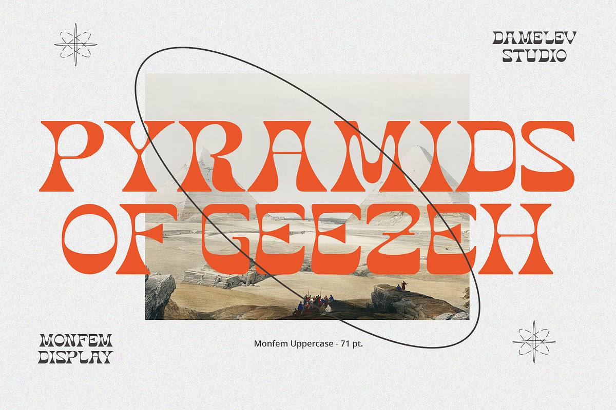 Monfem, a Sans Serif Font by Damelev (Photo 7 of 10)