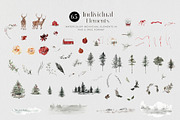 Watercolor Christmas Winter Holiday, an Illustration by WalaPalette (Thumbnail 9 of 18)