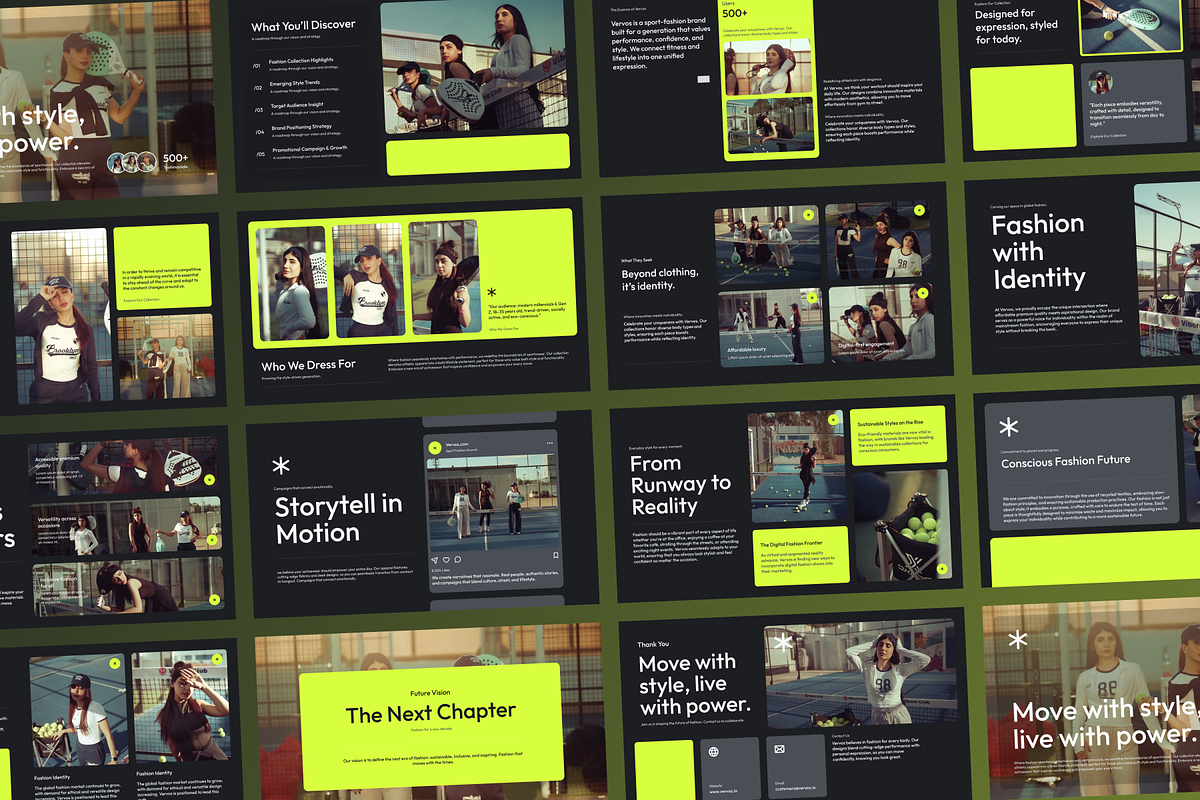Sport Fashion Growth PowerPoint, a Presentation Template by SLAB! Design (Photo 5 of 6)