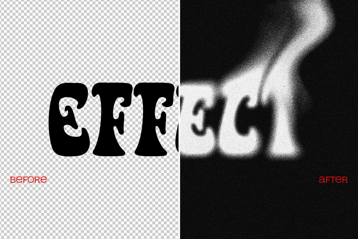 Dissolving Grain Text Effect, a Layer Style Add-On by dokudokunomi (Photo 2 of 4)