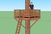 Tree Fort Plans, an Object Graphic by elevatedspaces (Thumbnail 8 of 10)