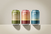Soda Can Mockup Set, a Packaging Mockup by Deeplab (Thumbnail 9 of 12)