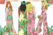 Palm Springs Tropical Clipart, an Animal Illustration by Libby Wishes (Thumbnail 3 of 19)