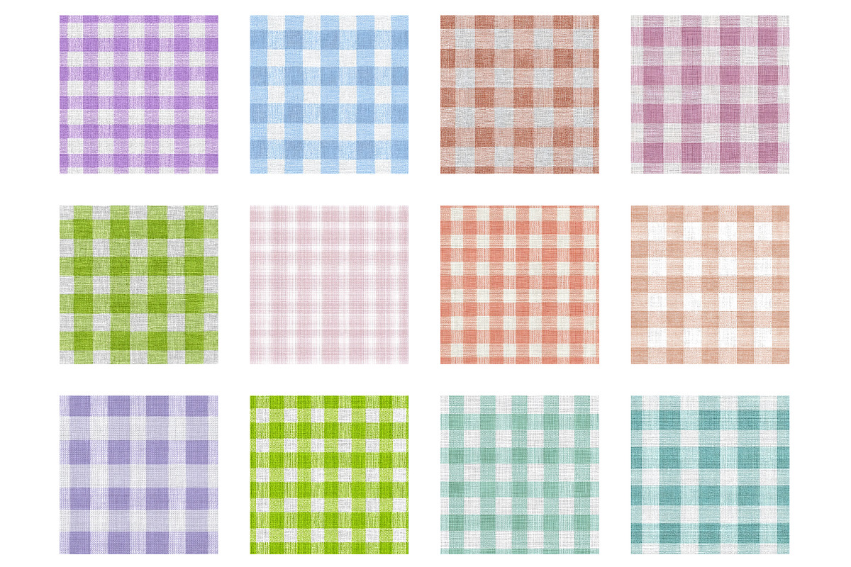 Watercolor seamless plaid pattern, an Illustration by Designworld (Photo 2 of 5)