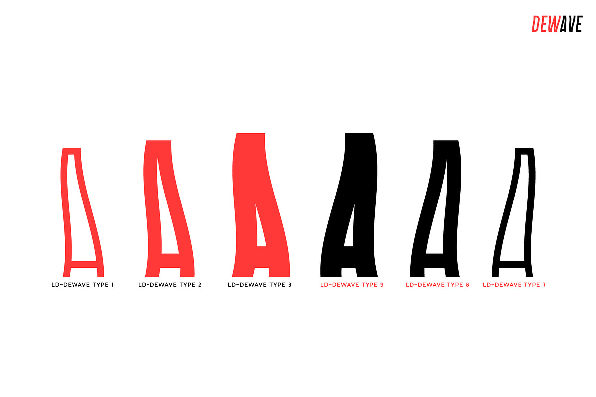 Dewave. Distorted Sans Serif family., a Sans Serif Font by Luxfont (Photo 7 of 8)