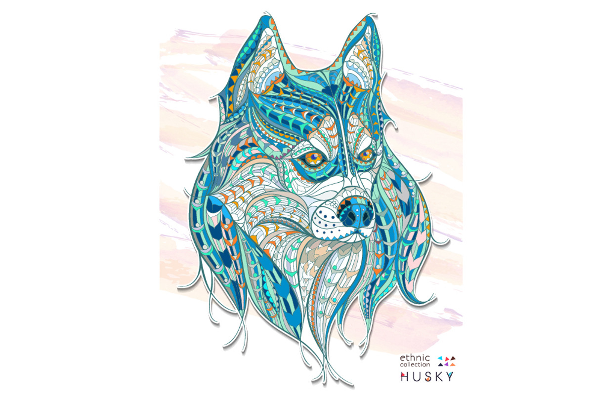 Ethnic Collection: Husky, an Animal Illustration by ArtoJoy (Photo 4 of 5)
