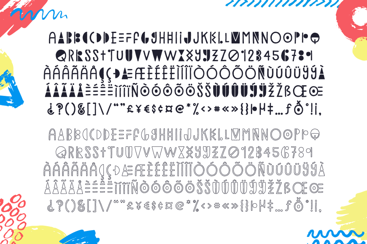 Totally Tubular Font preview 6