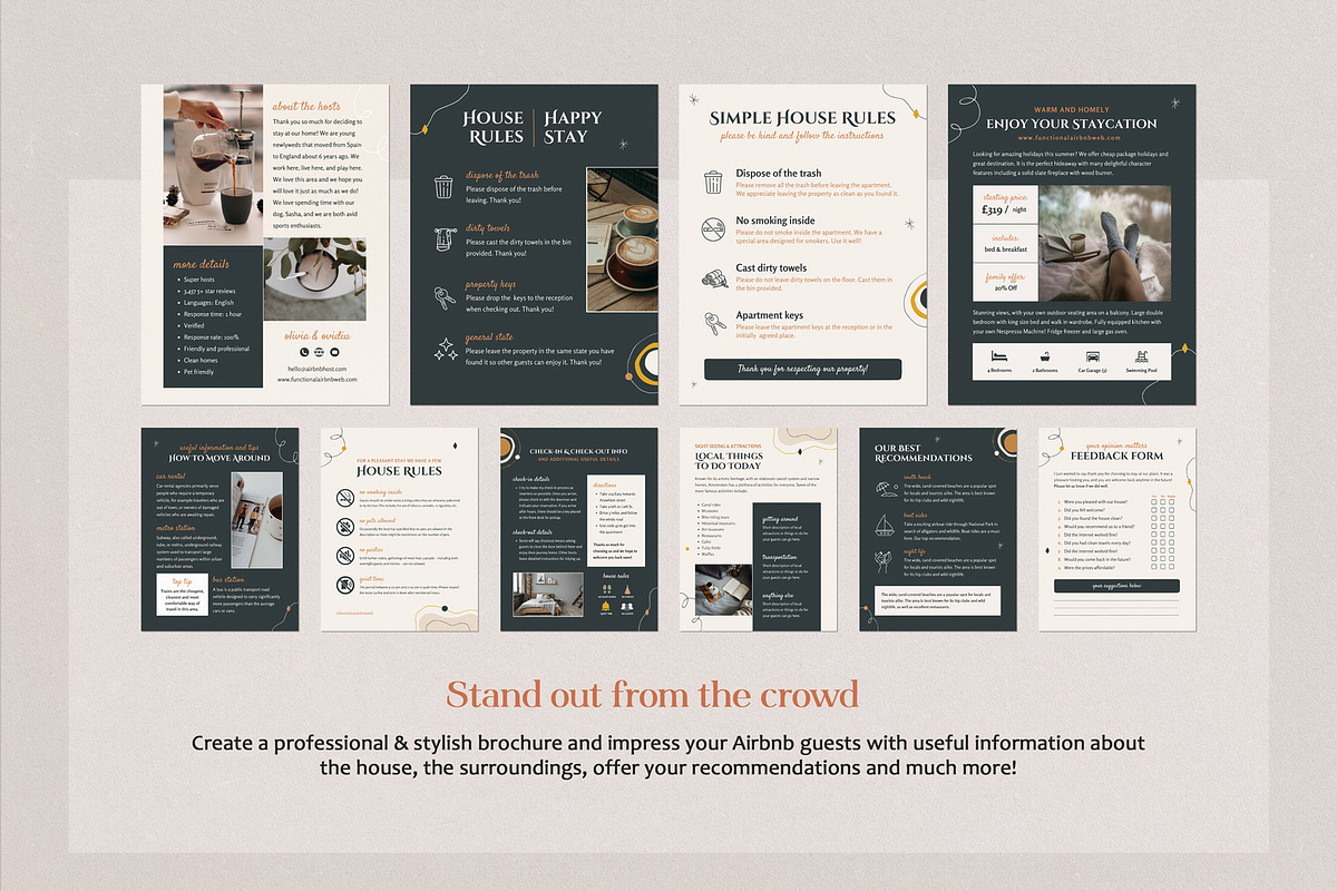 Functional Airbnb Welcome Template, a Presentation Template by Emmart Studio (Photo 3 of 7)