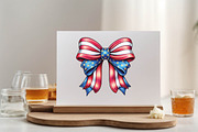 4th of July Patriotic Bow Clipart Bu, an Illustration by SVGArt (Thumbnail 5 of 9)