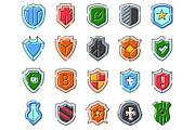 Collection of shield icons, an Object Graphic by pikepicture (Thumbnail 2 of 3)