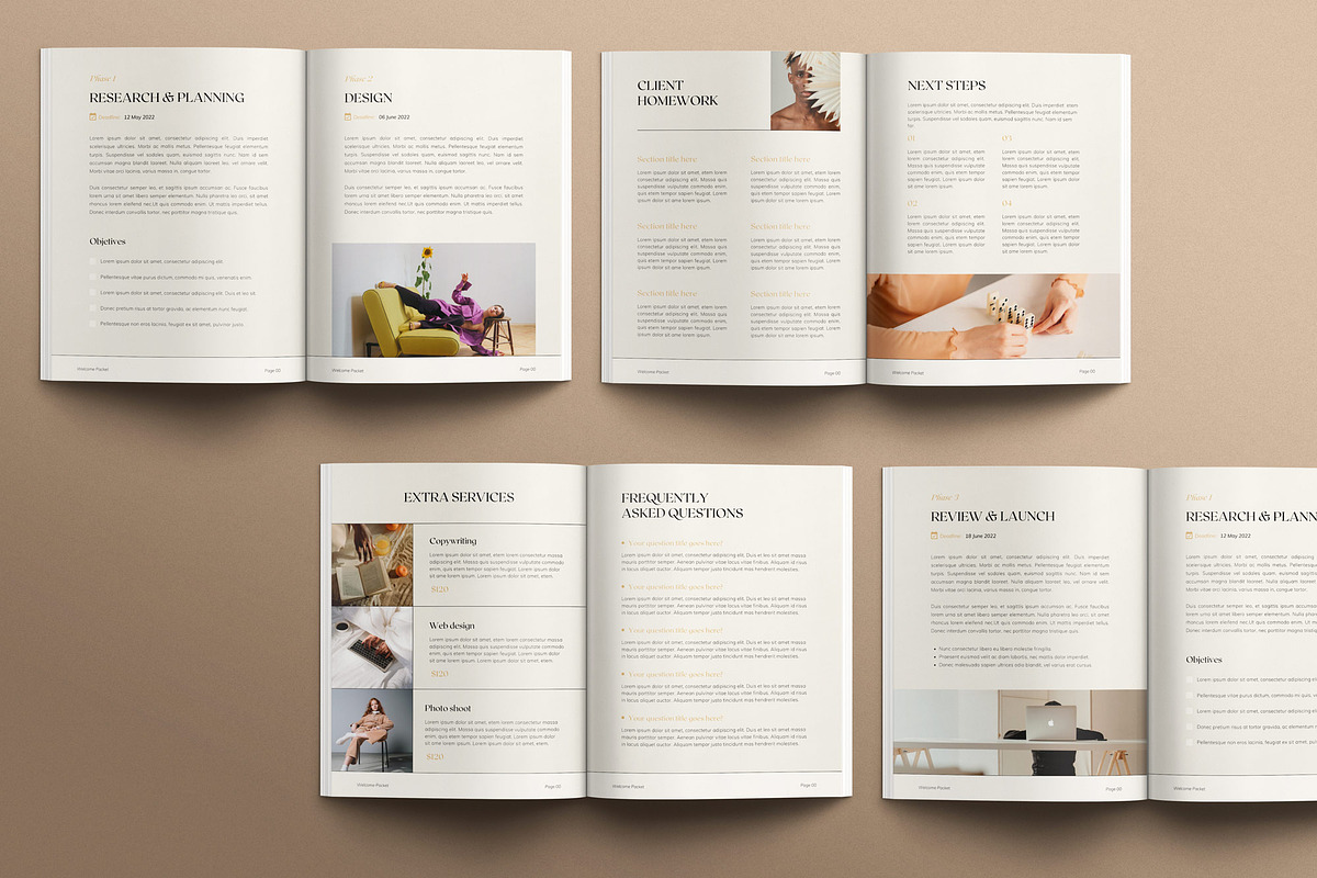 Client Service Experience Templates, a Magazine Template by Sierra Creative Studio (Photo 11 of 17)