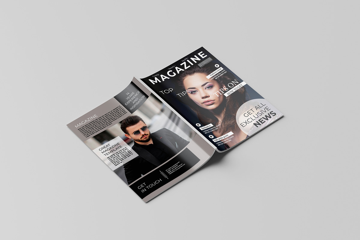 Magazine Template, a Magazine Template by retrographix (Photo 22 of 22)