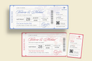 Wedding Boarding Pass Invitation, an Invitation Template by BrandPacks (Thumbnail 2 of 4)