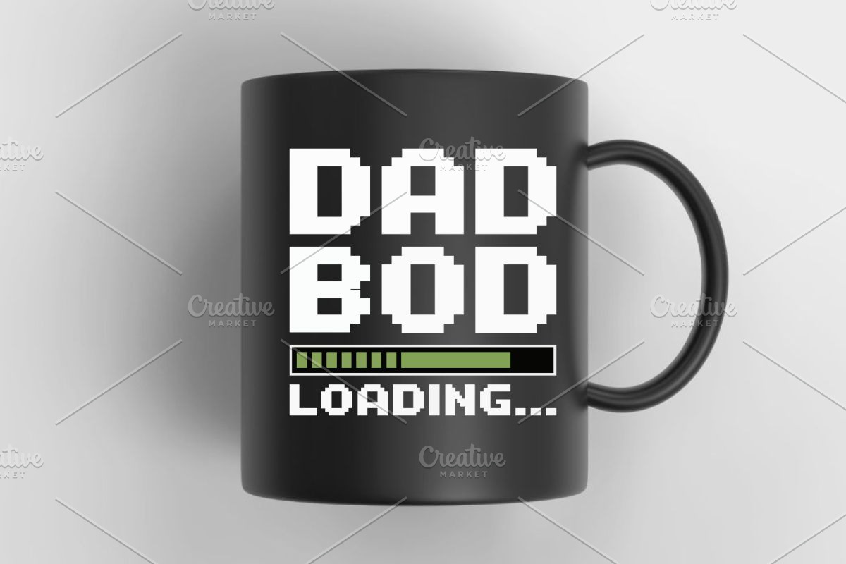 Dad Bod Loading – Funny Father's Day, an Illustration by Awieee1 (Photo 3 of 4)
