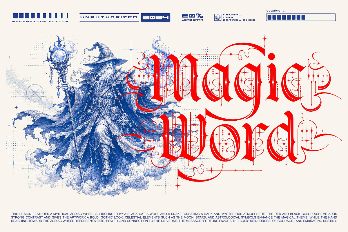 Strata magic Typeface, a Blackletter Font by alit design (Photo 15 of 17)