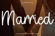 Married, a Handwritten Font by InermediaSTUDIO (Thumbnail 1 of 7)