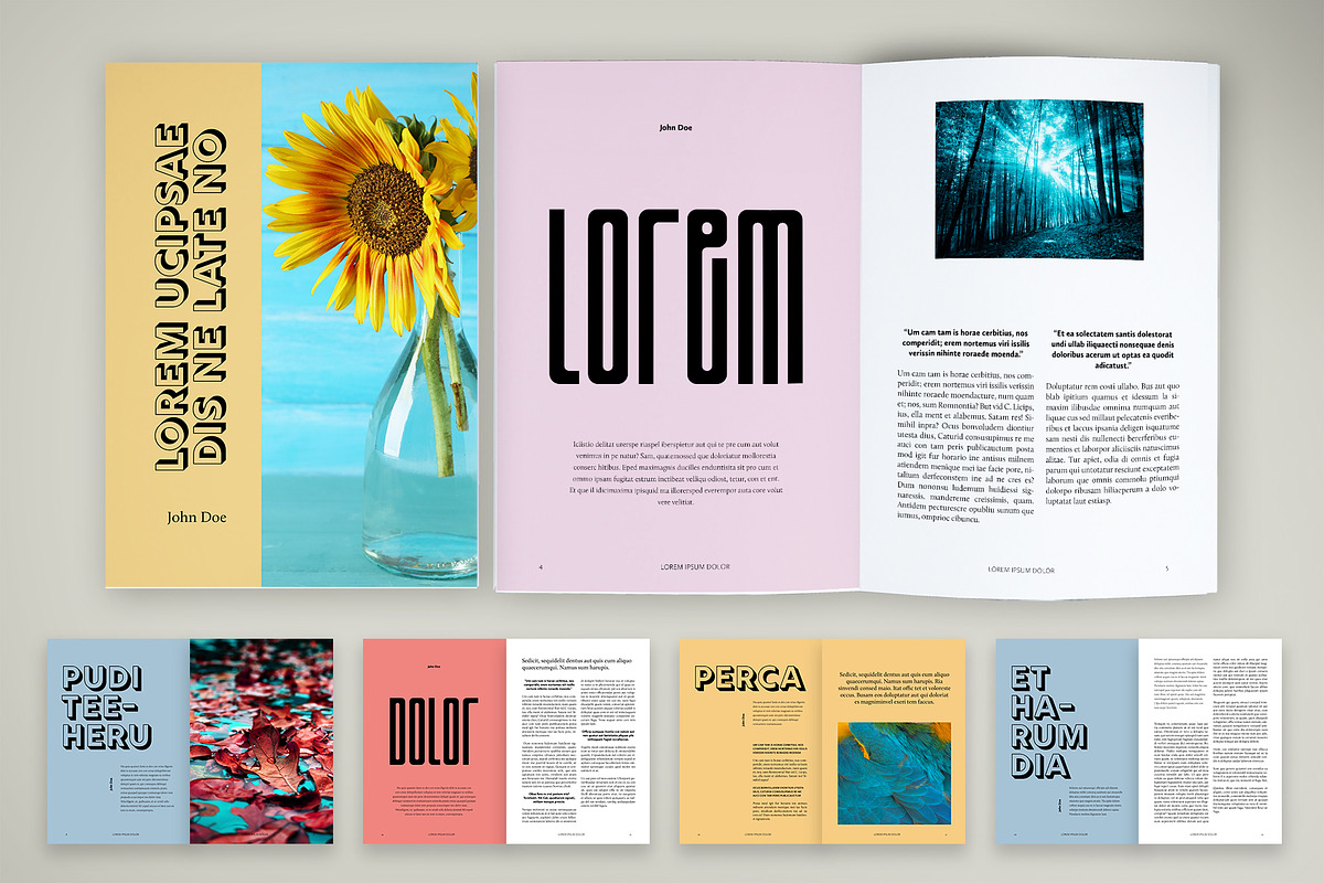 Colorful and Vibrant Book, a Print Template by McLittle Stock (Photo 1 of 5)