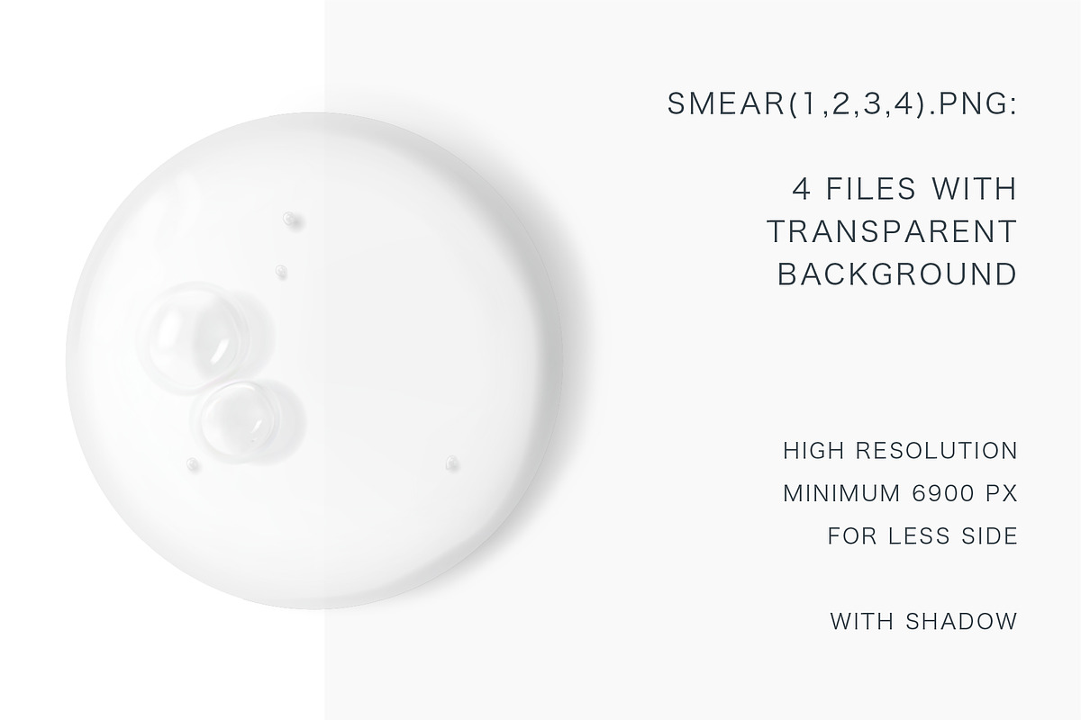 Cosmetic transparent smears, an Object Graphic by Olha Kozachenko (Photo 3 of 5)