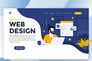 Landing page template on various top, a Food Illustration by Creative Graphics (Thumbnail 10 of 12)