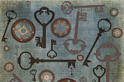 Grungy Steampunk Background Textures, a Texture Graphic by Lone Star I&D (Thumbnail 2 of 4)